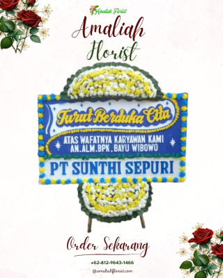 Papan Bunga Duka di Tobelo Selatan
